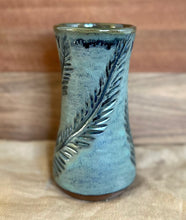 Forest Green Leaf Design Vase