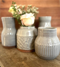 Sleek Sage/Gray Modern Vase