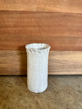 Simply White Burlap Vase
