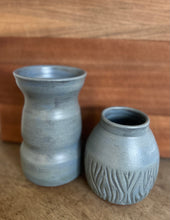 Satin Blue Vase