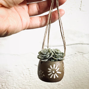 Mini Planter Christmas Ornament (White)